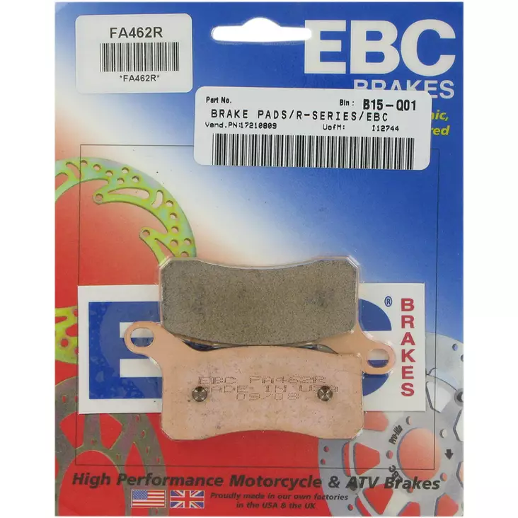 BRAKE PAD FA-R SERIES SINTERED METAL - Jarrupalat - 17210809 - 1