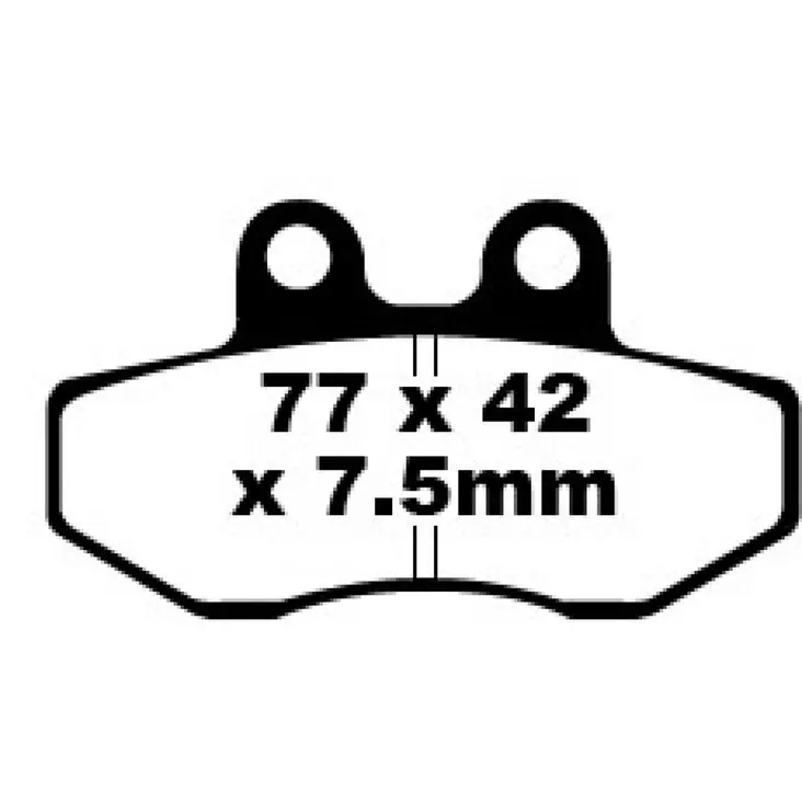 BRAKE PAD FA SERIES ORGANIC - Jarrupalat - 17220609 - 1
