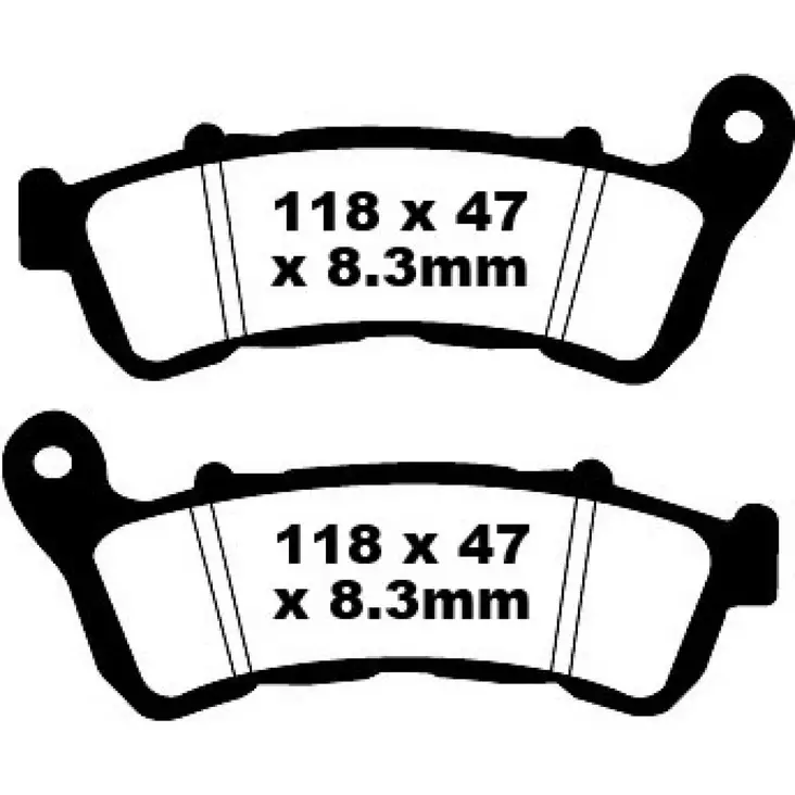 BRAKE PAD SFA SERIES ORGANIC - Jarrupalat - 17220349 - 1