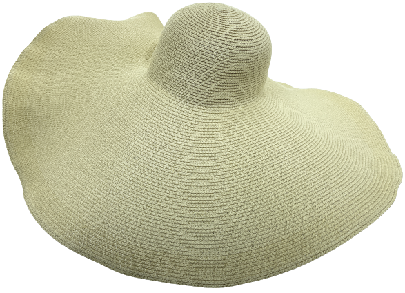 Hattu, Oljen värinen pyöreä hattu 69cm - Hatut - LC639 - 1