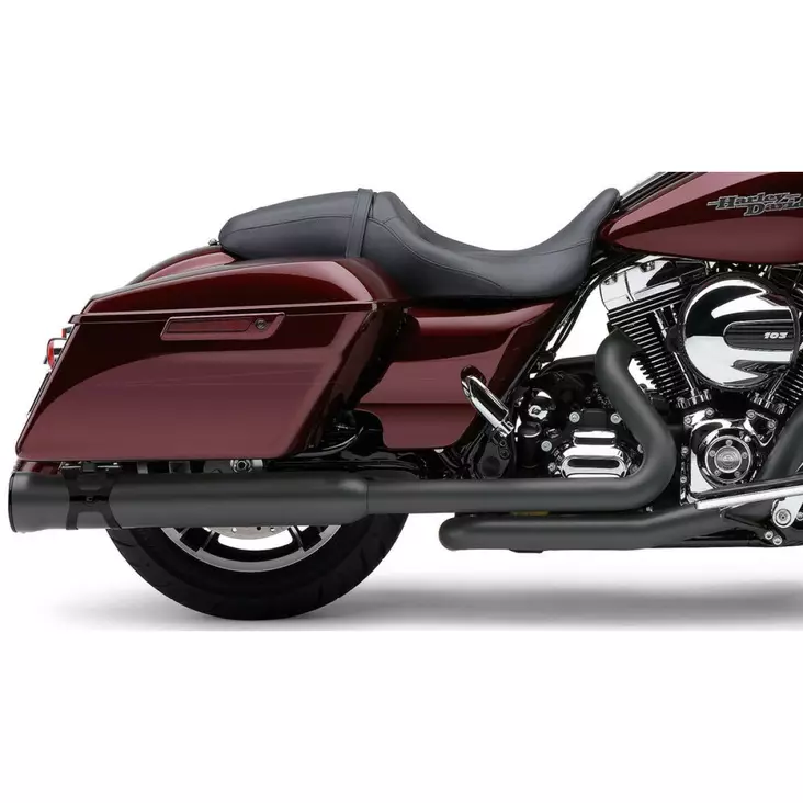 HEADPIPES POWERPORT DUAL W/DUAL BUNGS BLACK - Pakoputket ja niiden osat - 18020359 - 1