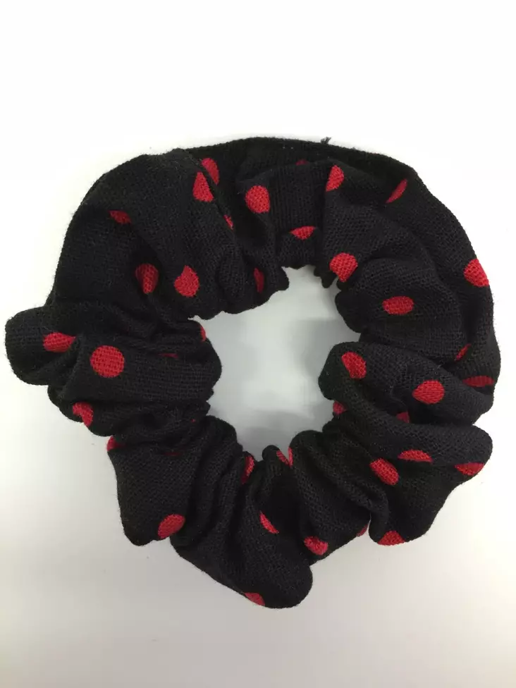 Hiusdonitsi, Polka Dot, musta - Hiuskoristeet - PIN149 - 1