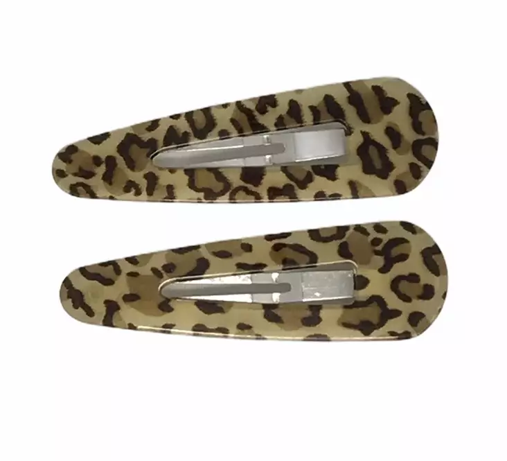 Hiuspinni Leopardii 65 mm, 2 kpl - Hiuskoristeet - PIN239 - 1