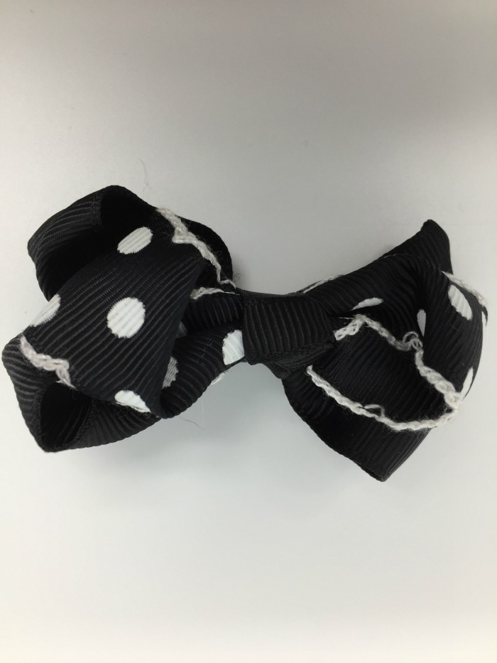 Hiusrusetti, musta - Hiuskoristeet - PIN109 - 1