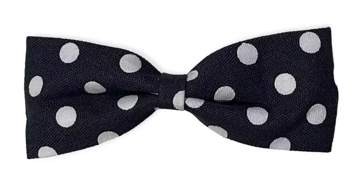 Hiusrusetti, Polka Dot, sininen - Hiuskoristeet - PIN129 - 3