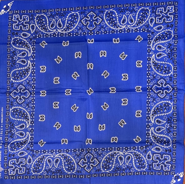 Huivi, sähkönsininen kasmir - Huivit - HU499 - 1