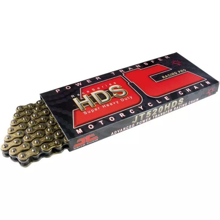 JTC520HDSGBRL 1 RIVET LINK 520 NON-SEAL COMPETITION CHAIN CONNECTING LINK / GOLD/NATURAL / STEEL - Ketjut ja ketjulinkit - 12250239 - 1