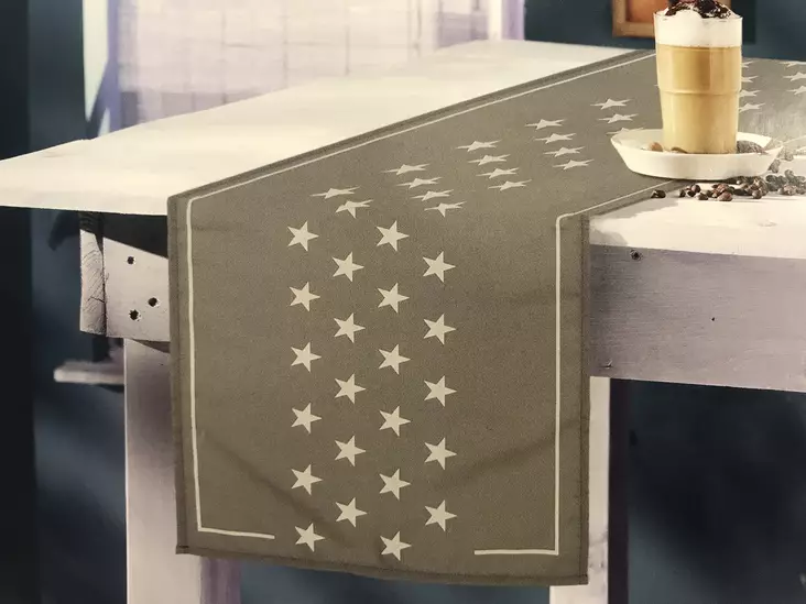 Kaitaliina, Tähti, harmaa - Keittiötarvikkeet - PRT979 - 1