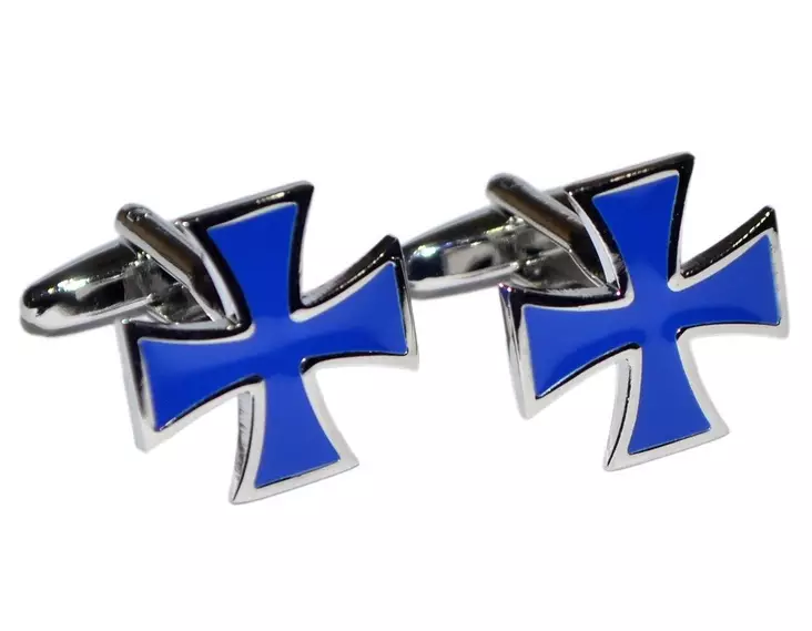 Kalvosinnapit, Maltanristi sininen - Kalvosinnapit - KAL29 - 1