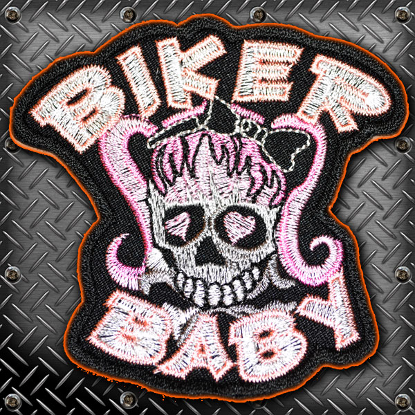 Kangasmerkki, Biker Baby - Kangasmerkit - K879 - 1