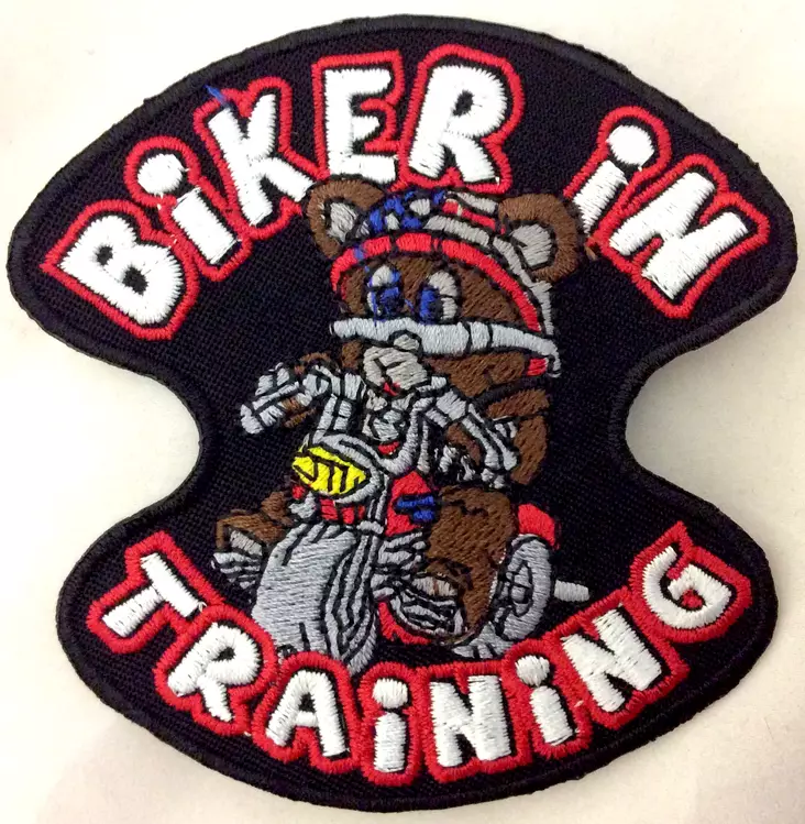 Kangasmerkki, Biker in Training - Kangasmerkit - K1389 - 1