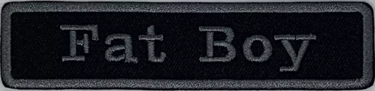 Kangasmerkki Fat Boy - Kangasmerkit - K1479 - 1