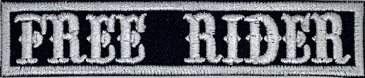 Kangasmerkki FREE RIDER - Kangasmerkit - K1509 - 1