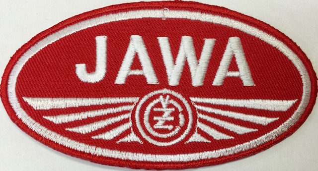 Kangasmerkki-Jawa-punainen - Kangasmerkit - K1179 - 1