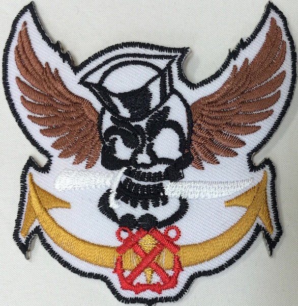 Kangasmerkki, Kallo ja siivet - Kangasmerkit - K1269 - 1