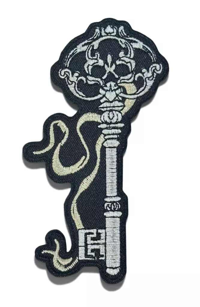 Kangasmerkki Key Skull - Kangasmerkit - K1669 - 1
