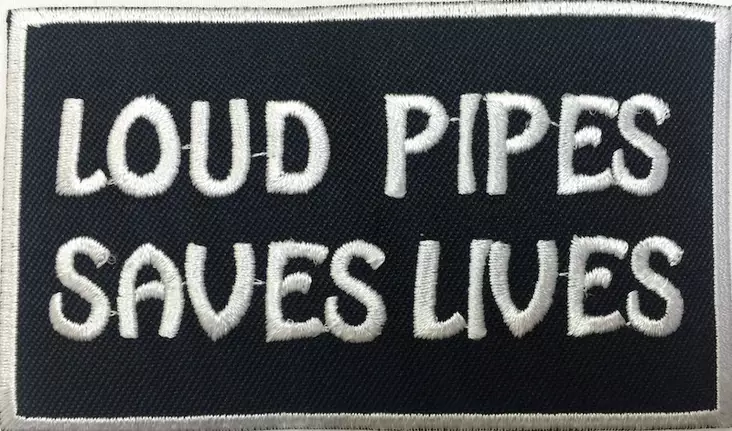 Loud pipes saves lives - Kangasmerkit - K1229 - 1