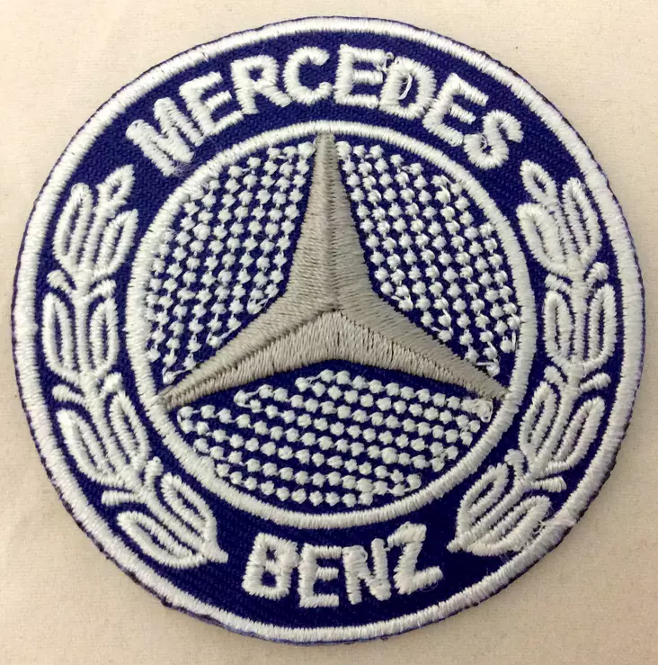 Kangasmerkki, Mercedes Benz sininen - Kangasmerkit - K1409 - 1