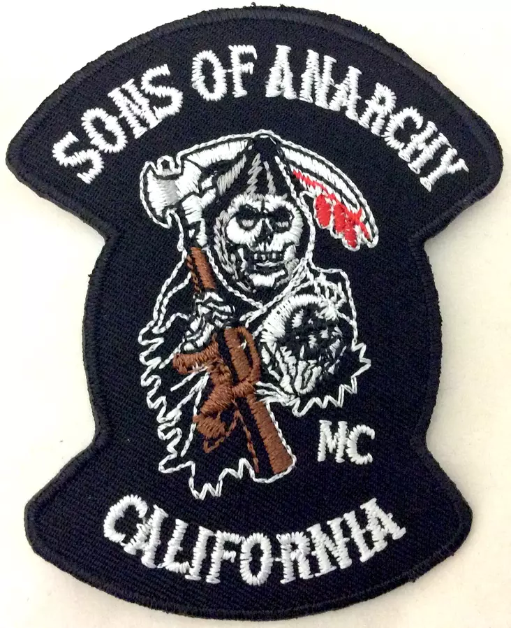 Kangasmerkki, Sons of Anarchy California - Kangasmerkit - K1399 - 1