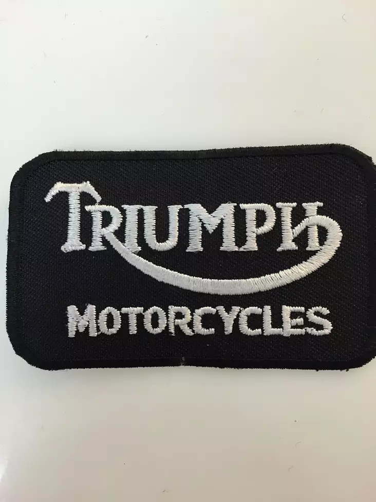 Kangasmerkki-Triumph Motorcycle-etukuva - Kangasmerkit - K1299 - 1