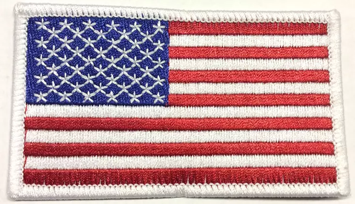 Kangasmerkki, USA lippu - Kangasmerkit - K1439 - 1