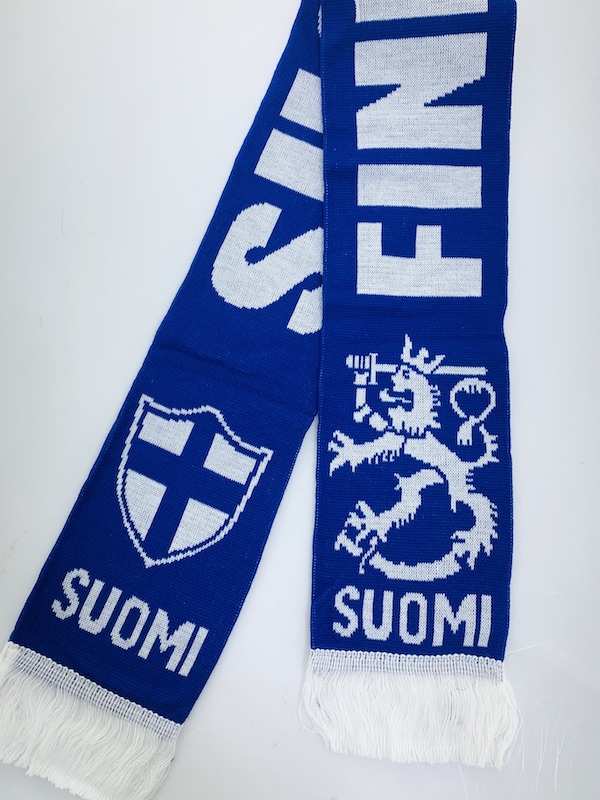 Kaulahuivi Suomi Finland sini valkoinen - Huivit - HU459 - 1