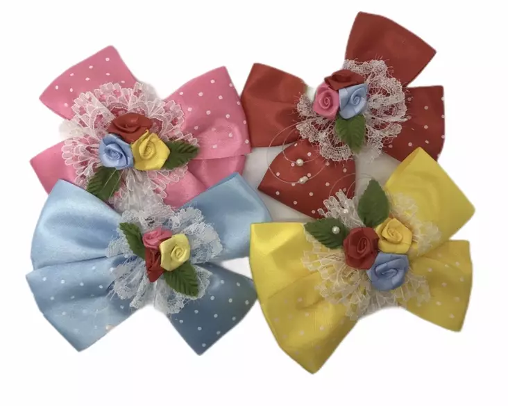 Koristerusetti pienellä hakaneulalla - Hiuskoristeet - PIN279 - 1