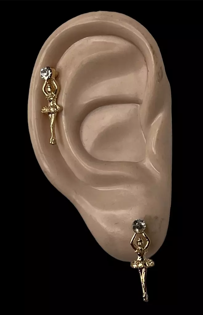 Korvakorut Ballet, kullanväri - Korvakorut - KRV139 - 1