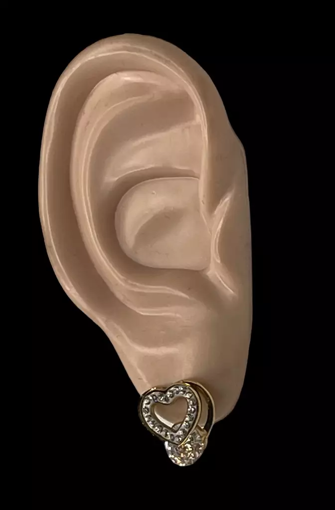 Korvakorut Tuplasydän - Korvakorut - KRV189 - 1