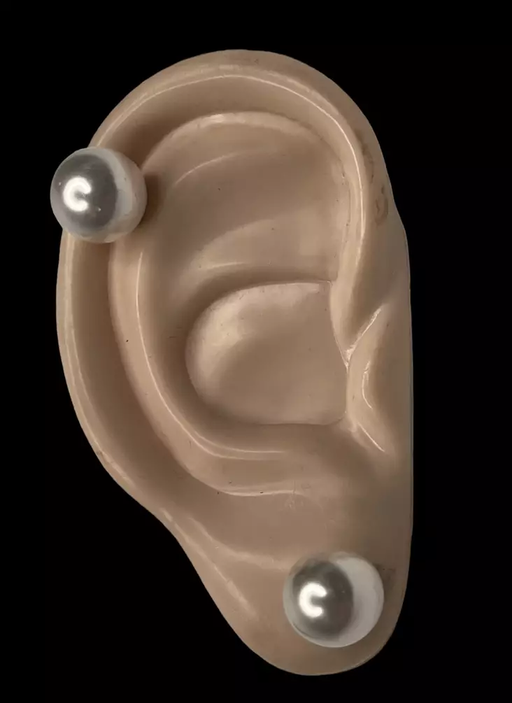 Korvakorut Valkoinen helmi 10 mm - Korvakorut - KRV179 - 1