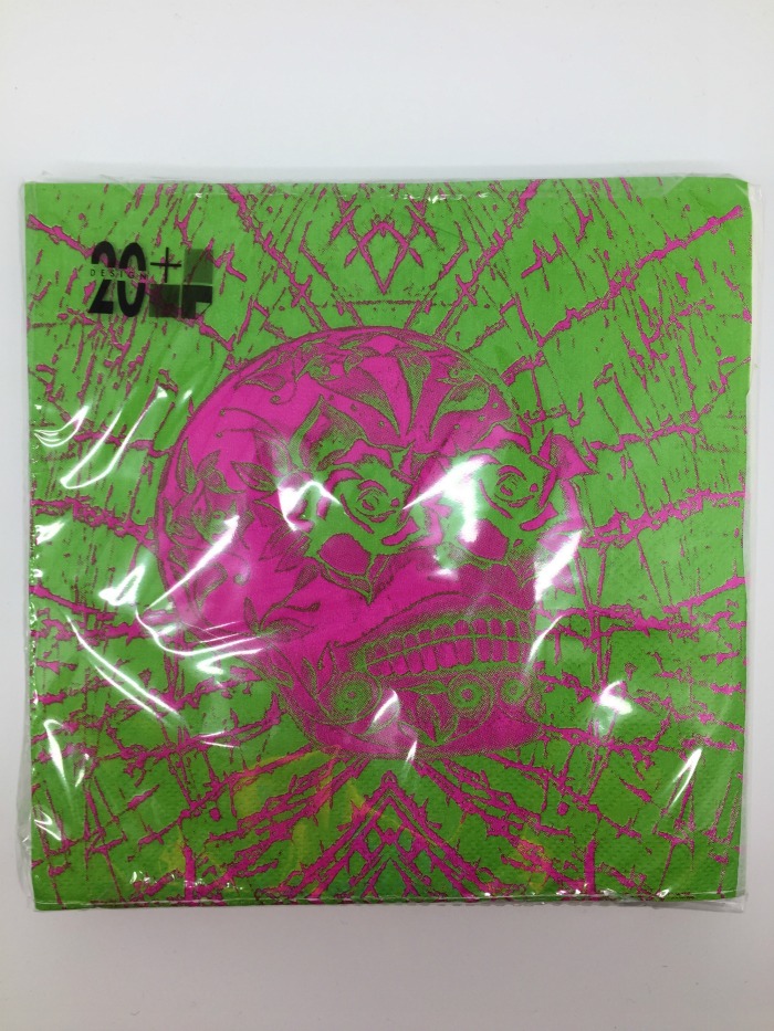 Lautasliina, Pinkki kallo 20 kpl - Servetit - SER9 - 1