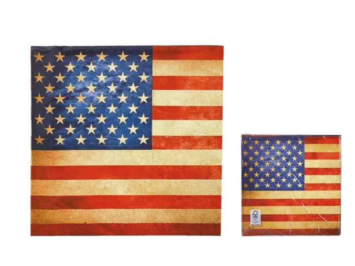 Lautasliina, Stars & Stripes 20kpl - Servetit - SER19 - 1