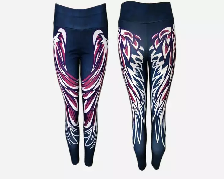 Leggingsit sin, lilat siivet. - Leggingsit - LEG509 - 1