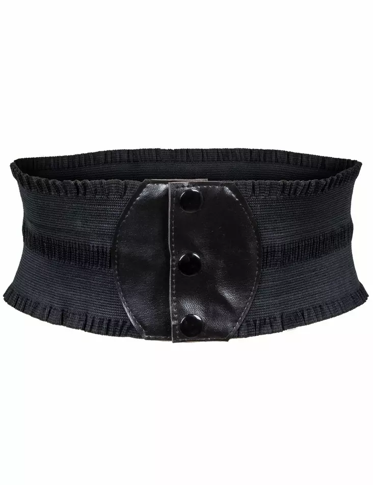 Leveä vyö, nepparikiinnitys, onesize - Kangasvyöt - KV119 - 1