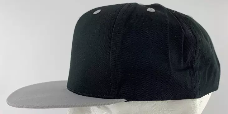 Lippis Musta/harmaa snapback suoralippa - Lippikset - LC579 - 1