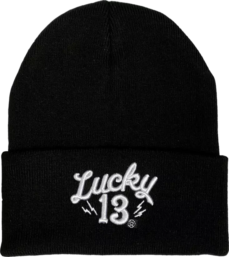 Lucky13 pipo musta brode logo - Pipot - L149 - 1
