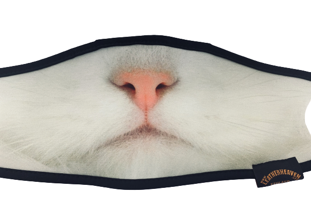 Maski White cat face valkoinen kissa - Maskit - MASKIK49 - 1