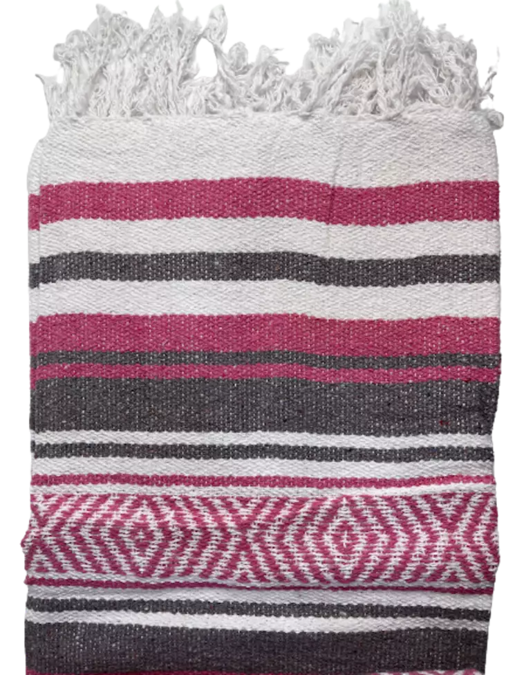 Mexico viltti Hot Pink/Gray/White - Kodin tekstiilit - MEX39 - 1