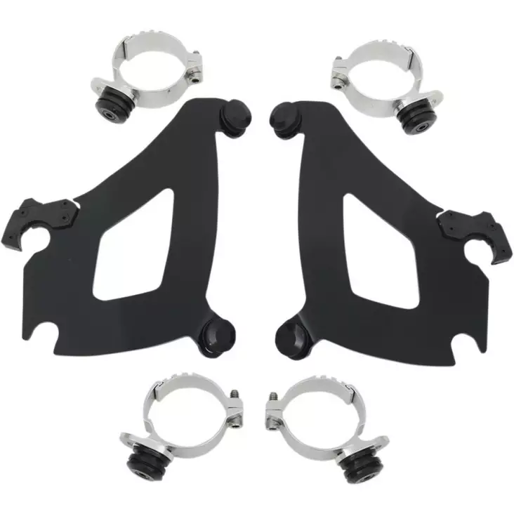 MOUNTING KIT TRIGGER-LOCK BULLET-FAIRING BLACK - Tuulilasit ja etumaskit - 23200139 - 1