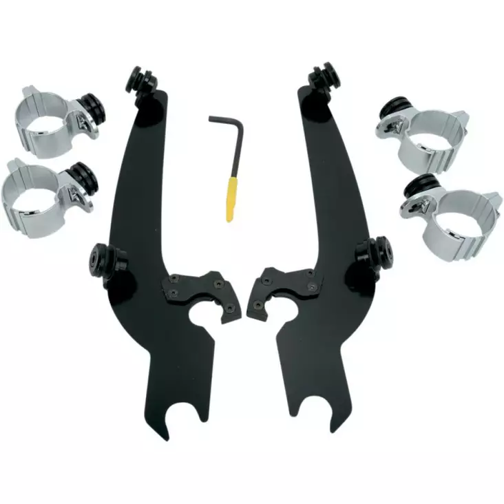 MOUNTING KIT TRIGGER-LOCK SPORTSHIELD-WINDSHIELD BLACK - Tuulilasit ja etumaskit - 23200069 - 1