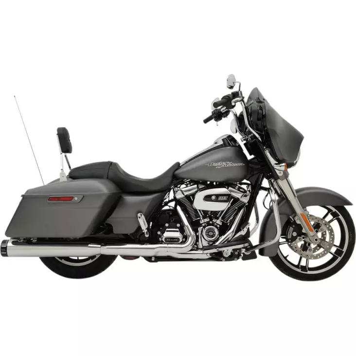 MUFFLERS 4.5" HP-PLUS® SLIP-ON W/BILLET TIPPED CHROME/BLACK - Pakoputket ja niiden osat - 18011139 - 1