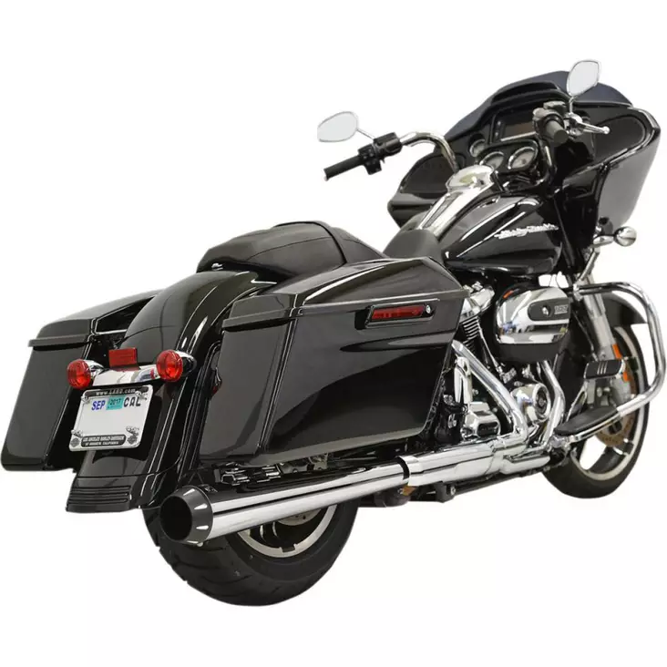 MUFFLERS SLIP-ON 4" DNT ELIMINATOR MEGAPHONE CROSS-OVER CHROME - Pakoputket ja niiden osat - 18011159 - 1