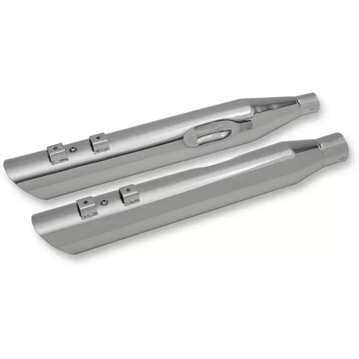 MUFFLERS SLIP-ON 4" SLASHDOWN CHROME - Pakoputket ja niiden osat - 18011189 - 1