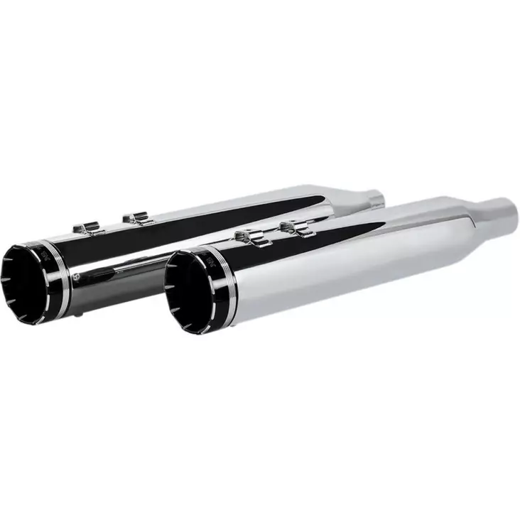 MUFFLERS TRACER TIP SLIP-ON 4.5" HIGH PREFORMANCE PLUS CHROME - Pakoputket ja niiden osat - 18011259 - 1