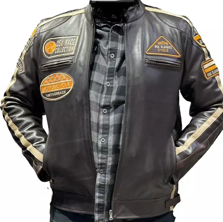 Nahkatakki JLI Brown waxy - Nahkatakit - T599 - 1