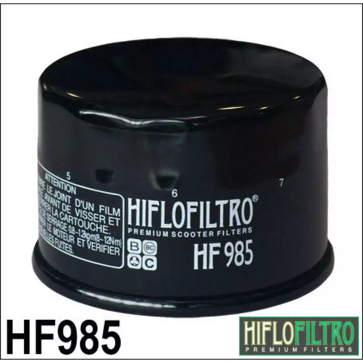 OIL FILTER SPIN-ON PAPER GLOSSY BLACK - Öljynsuodattimet - 07120309 - 1
