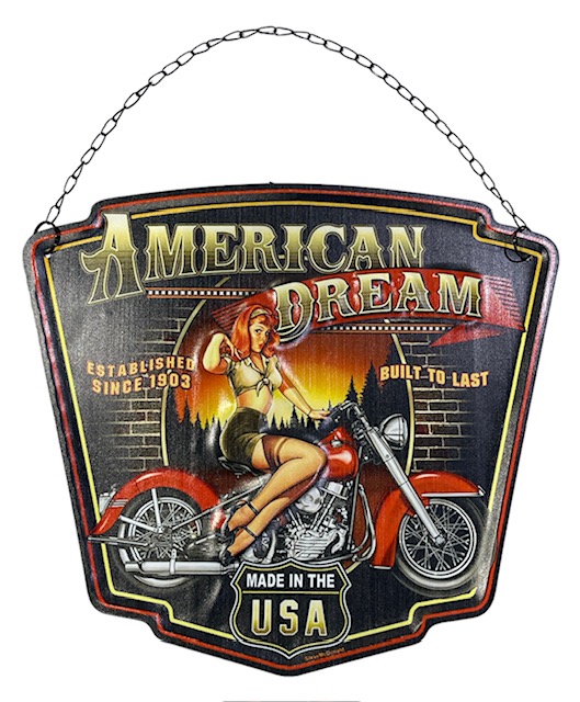 Peltikyltti American Dream, Route US 66 - Taulut, kehykset - PELT349 - 2