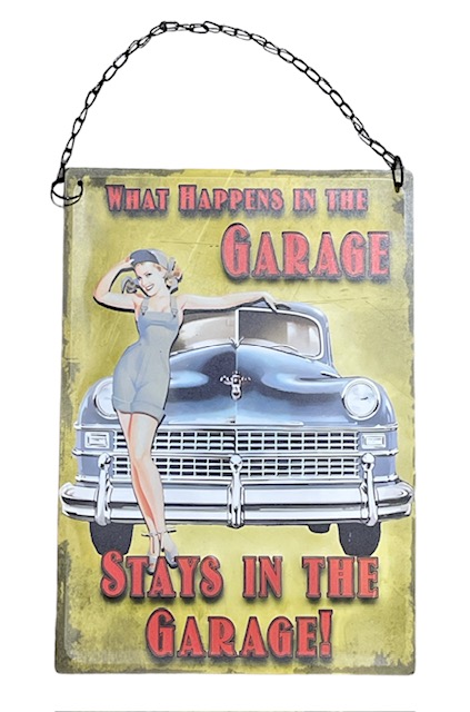 Peltikyltti Garage Secrets - Taulut, kehykset - PELT359 - 1