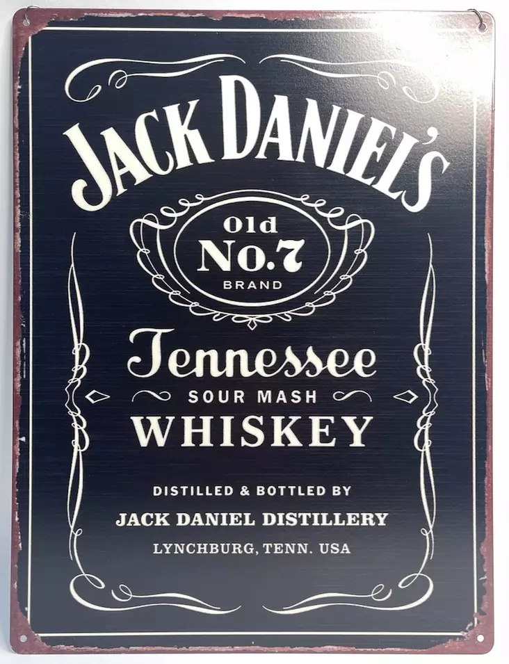 Peltikyltti Jack Daniels 30x40cm - Taulut, kehykset - PELT259 - 1