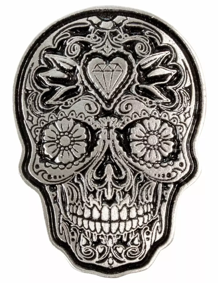 Pinssi-Hot Leathers-Sugar Skull - Pinssit - PNS39 - 1